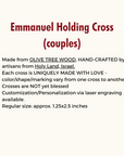 Emmanuel Holding Cross (couples cross)