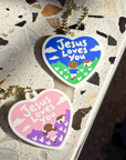 Jesus Loves You Keychains