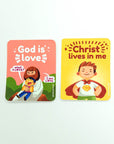 (SET A) Beloved Stickers from Love Notes from God Kids Edition