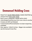 Emmanuel Holding Cross (regular)
