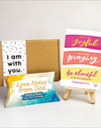 Daily Dose of God's Love Words of Peace: Love Notes from God, post card & easel set