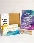 Daily Dose of God's Love Words of Peace: Love Notes from God, post card & easel set