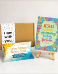 Daily Dose of God's Love Words of Peace: Love Notes from God, post card & easel set