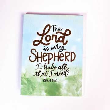 The Lord is my Shepherd Little Notepad