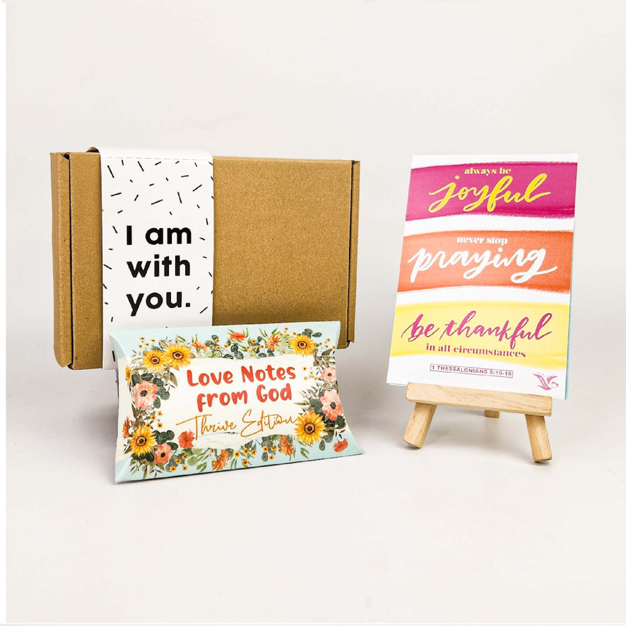 Daily Dose of God's Love Thrive: Love Notes from God, post card & easel set