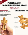 Emmanuel Holding Cross (couples cross)