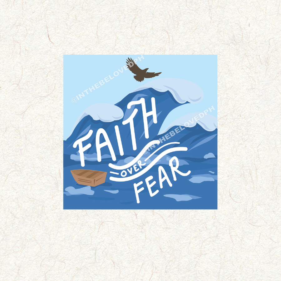 Faith Over Fear Decal Sticker