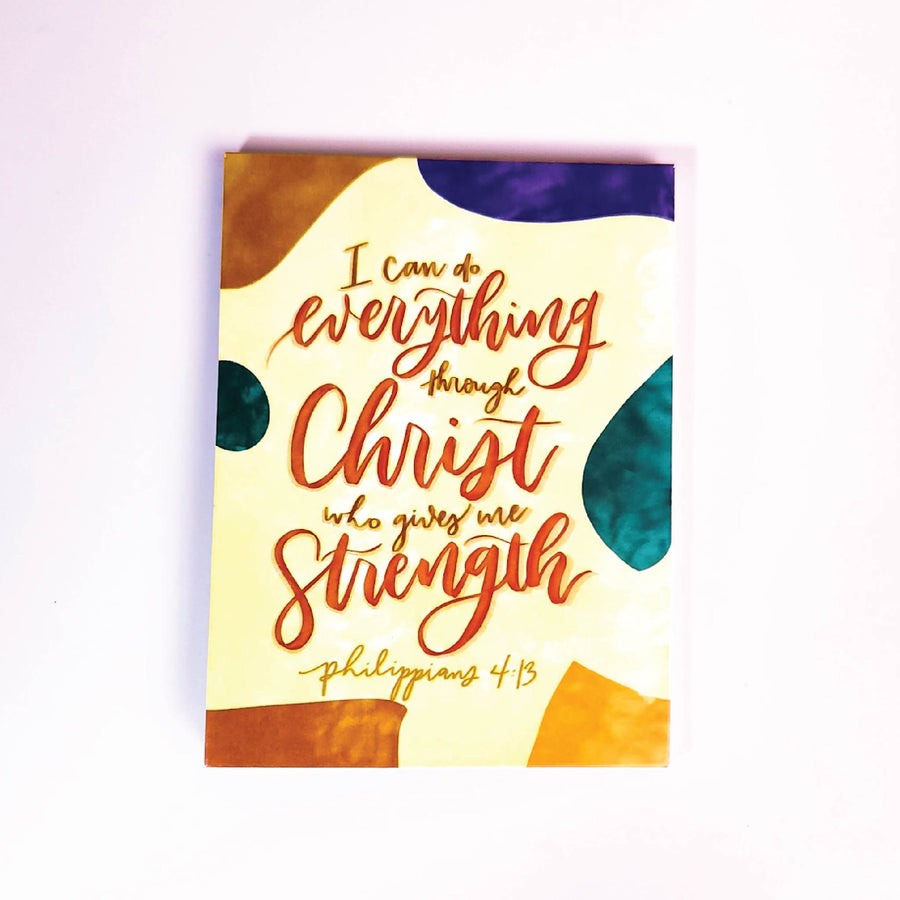 I Can Do All Things Through Christ Little Notepad