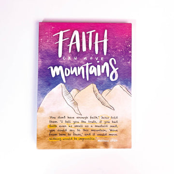 Faith Can Move Mountains Little Notepad