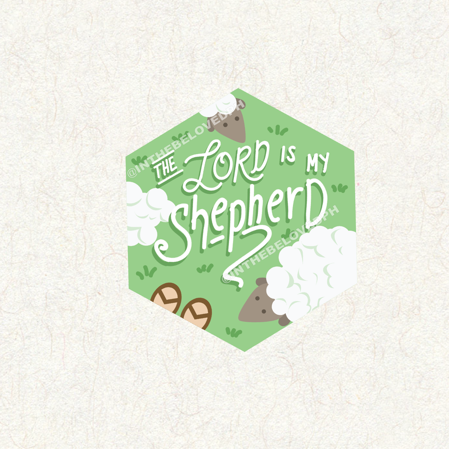 The Lord Is My Shepherd Decal Sticker