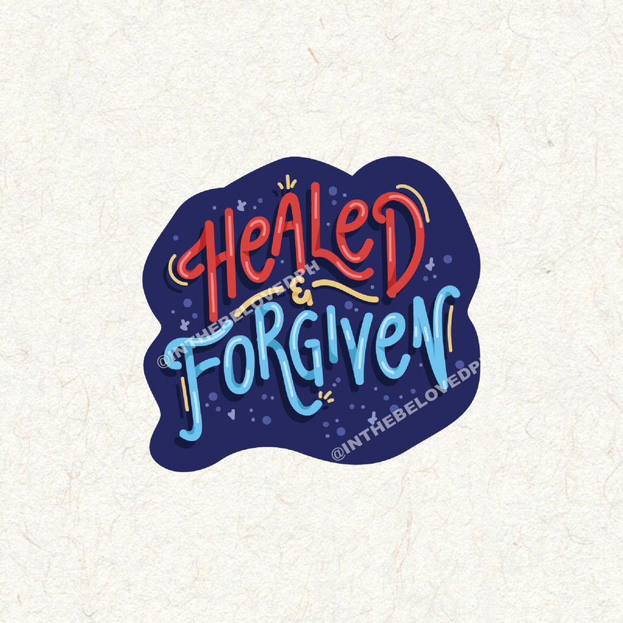 Healed and Forgiven Decal Sticker
