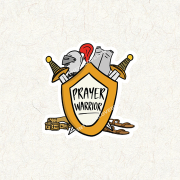 Prayer Warrior Decal Sticker