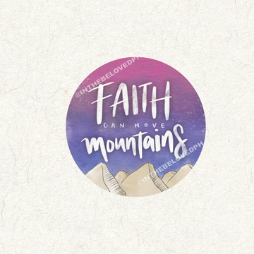 Faith Moves Mountains Decal Sticker